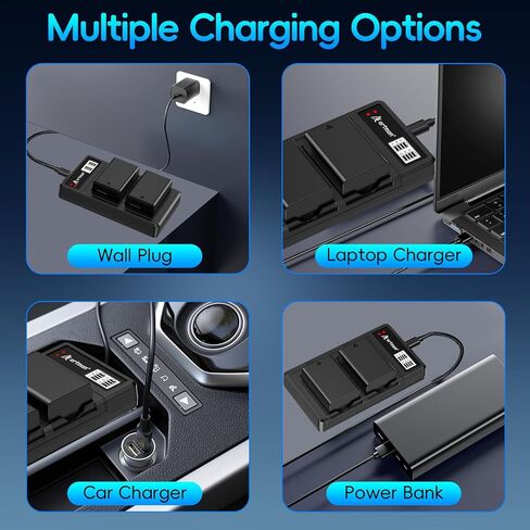 Artman EN-EL25 EN-EL25A بطارية 1600 مللي أمبير في الساعة 2 حزمة وشاحن USB-C LCD مزدوج متوافق مع كاميرا Nikon Z50II، Z50، Z30، بطارية ZFC 4241، شاحن MH-32 in Kuwait