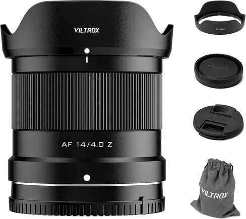 عدسة VILTROX 14 مم F4.0 FE Prime، عدسات تركيز تلقائي بزاوية واسعة كاملة الإطار لكاميرات Sony بدون مرآة a7 a7II a7III a7R a7RII a7RIII a7RIV a7S a7SII a9 in Kuwait
