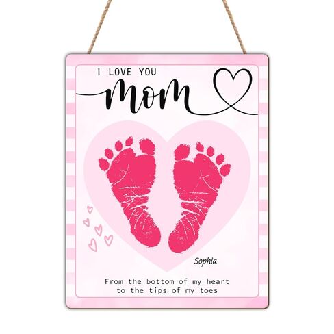 Set 10Pcs DIY Custom Mother's Day Handprint Art, I Love You Bee-cause Handprints Keepsake Card, Mothers Day Birthday Mom Gifts from Daughter Son, Teacher Resource Craft for Prek Preschool Kindergarten in Kuwait