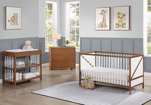 سرير الأطفال Suite Bebe Pixie Zen 3 في 1 باللون الجوزي/الأبيض in Kuwait