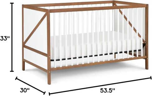 سرير الأطفال Suite Bebe Pixie Zen 3 في 1 باللون الجوزي/الأبيض in Kuwait