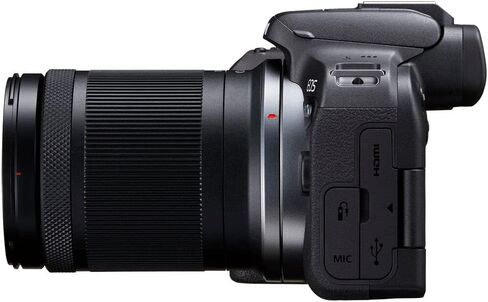 Canon EOS R10 Mirrorless Camera Kit | 24.2MP APS-C Sensor with RF-S 18-150mm Lens | 4K Video Dual Pixel AF Compact Travel Photography (5331C016) + Canon RF 75-300mm Lens + 64GB Card + Bag in Kuwait