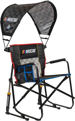 GCI Outdoor Adjustable Sunshade Accessory | Officially Licensed NASCAR Design | UPF 50+ Canopy for Complete Sun Protection | Fits Most Sideline Sports Chairs, Strollers & Wheelchairs in Kuwait