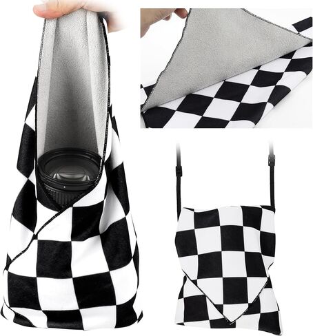Camera Wrap, Anti-Scratch Lens Protective Wrap pouche, Magic Self-Adhesive Cloth, Universal Storage Cloth for DSLR, Smartphones, Laptops, electronics,Cosmetic,whatever you need to protect in Saudi Arabia