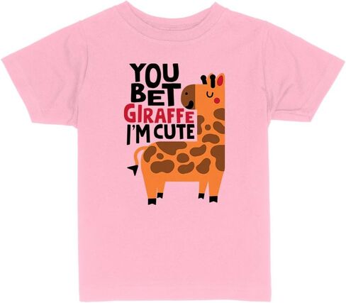 تي شيرت You Bet Giraffe I'm Cute للأطفال الصغار in Kuwait