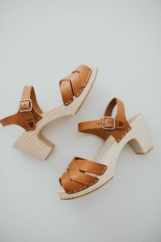 Sandgrens Handmade Swedish Wood Clog Sandals for Women | Rio Grande High Rise in Saudi Arabia