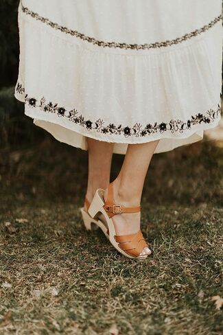 Sandgrens Handmade Swedish Wood Clog Sandals for Women | Rio Grande High Rise in Saudi Arabia
