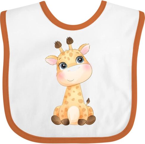 inktastic Baby Giraffe Baby Bib in Kuwait