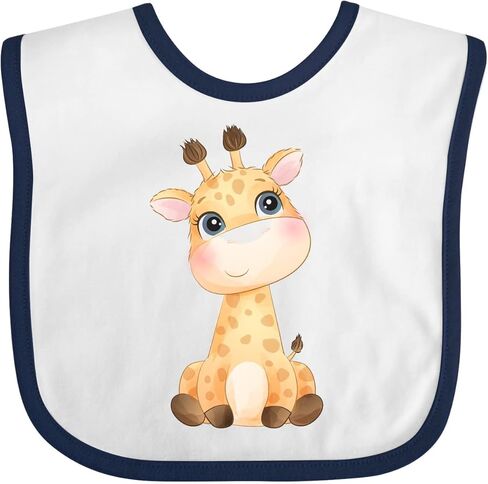 inktastic Baby Giraffe Baby Bib in Kuwait