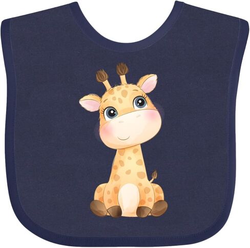 inktastic Baby Giraffe Baby Bib in Kuwait
