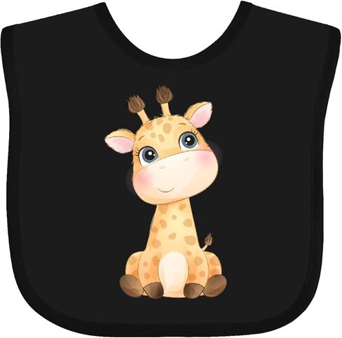 inktastic Baby Giraffe Baby Bib in Kuwait