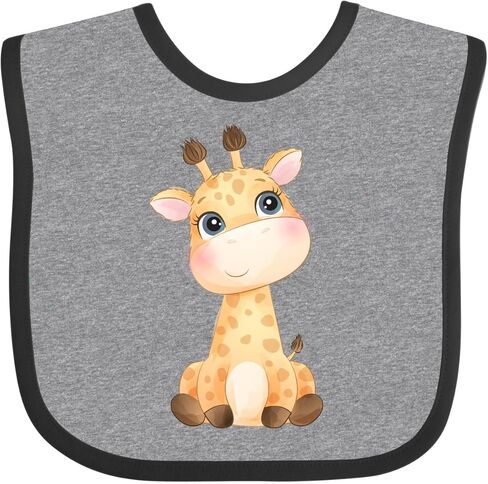 inktastic Baby Giraffe Baby Bib in Kuwait