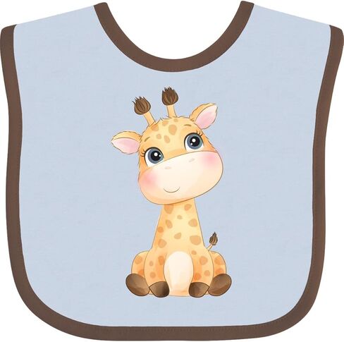 inktastic Baby Giraffe Baby Bib in Kuwait