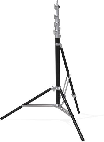 RAUBAY 10ft Light Stand with Air Cushion, Adjustable Heavy Duty Aluminum Photography Light Support with 1/4" & 3/8" Mount, Studio Lighting Tripod for Softbox, Video & Photography, Black (LT30-RB) in Kuwait
