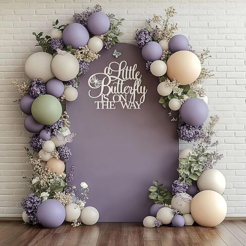 A Little Butterfly Is On The Way Baby Shower Party Sign for Backdrop,Wooden Floral Bridal Shower Decor for Butterfly Theme Wedding Engagement Bachelorette Party Decorations in Kuwait