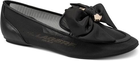 Karl Lagerfeld Womens Vasilisa Sheer Ballet Flat with Oversized Bow in Saudi Arabia