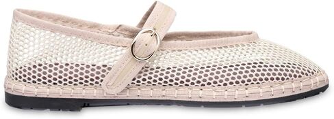 Flabelus Women's Isabella Mesh Mary Jane Flats in Kuwait