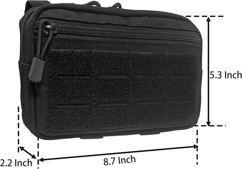 الحقيبة التكتيكية Molle Admin الحقيبة المساعدة Molle EDC مع خريطة الأكمام حقيبة الأدوات المعيارية الحقائب المعيارية الأفقية تتضمن رقعة العلم الأمريكي in Saudi Arabia