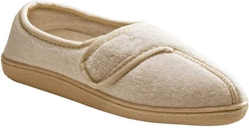 Silverts Soft Terry Cloth Slippers Easy Closure Non Slip House Shoes Comfortable Indoor Footwear for Women in Saudi Arabia