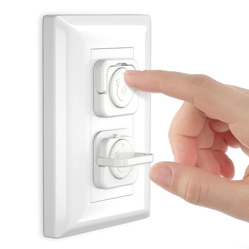 4our Kiddies 45 Pack Outlet Covers Baby Proofing, Baby Proof Plug Covers with Hidden Pull Handle for Child Safety, Electric Socket Covers, Plug Protectors to Prevent Power Shock(White) in Kuwait