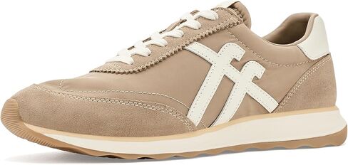 FitFlop Womens Retro-Q Ff Fabric/Suede Sneakers in Kuwait
