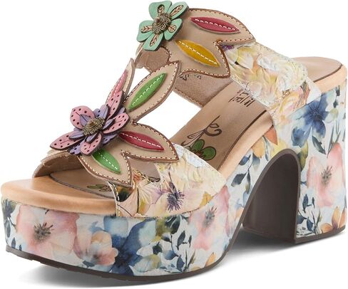 L'Artiste Ballofire Women’s Floral Platform Sandal with Bold Style & Comfort in Saudi Arabia