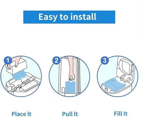 Diaper Pail Easy Roll Refill Bags, Compatible with Genie Easy Roll Signature and Platinum Pails, Each 30 Bags Holds Up to 1410 Newborn Diapers, 7-Layer Odor-Barrier Technology, 3 Pack (90 Bags) in Saudi Arabia