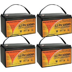 12V 8Ah LiFePO4 Lithium Battery, LiFePO4 Battery Built-in BMS, 4000+ Deep Cycles 8Ah Lithium Iron Phosphate Batterys Waterproof for Solar, Small UPS, Power Wheels, Fish Finder, Camping in Saudi Arabia