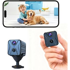 javiscam Hidden Camera 4K HD Wireless Spy Camera with Video, Mini Indoor Cameras for Home Security, AI Motion Detection, Night Vision, Built-in Siren, 60-Day Battery Life, Nanny cam, pet Camera in Kuwait