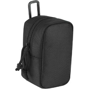 Monocular Telescope Case Pouch Nylon Storage Bag with Carabiner, Foam Padding, 8.5cmx8cmx14.5cm / 3.35x3.15x5.71 inch for Camping Outdoor Viewing in Kuwait