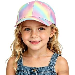 Baby-Girls-Hat Washed-Baseball-Cap Cotton Solid Sun Hats Children 2-7Y in Kuwait