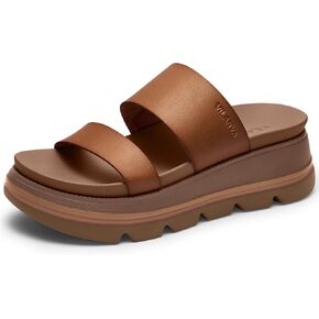 Vilanva Women's Platform Slip on Sandals Lightweight Comfortable Non-Slip Vacation Beach Chunky Slides Open Toe Wedges for 2026 Summer Trendy Outfits in Kuwait