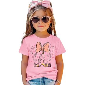 Magic Shirt for Toddler Girls Magical Kingdom Tshirt Cute Castle Outfit Holiday Family Vacation Short Sleeve Tops in Kuwait