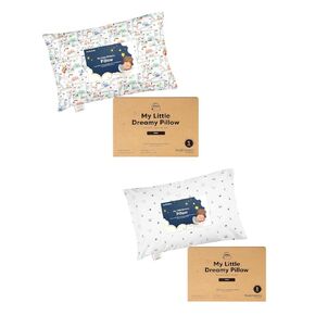 KeaBabies Mini Toddler Pillow with Pillowcase - 9x13 My Little Dreamy Travel Kids Pillow for Sleeping, Toddler Bed, Small, Tiny, Cotton Pillowcase, Soft & Breathable, Kids 2-4 Years Old in Kuwait