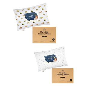 KeaBabies Mini Toddler Pillow with Pillowcase - 9x13 My Little Dreamy Travel Kids Pillow for Sleeping, Toddler Bed, Small, Tiny, Cotton Pillowcase, Soft & Breathable, Kids 2-4 Years Old in Kuwait