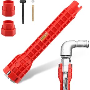 Saycker 14 في 1 مفتاح حوض المطبخ، متعدد الوظائف، أدوات تركيب صنبور الحوض، مفاتيح الحوض، مثبت الأنابيب للحمامات والمراحيض والأحواض السباكة in Kuwait