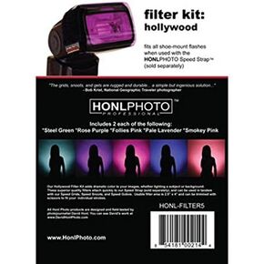 Honl Photo Hollywood Color Correction Gel Filter Kit for Photo Speed System in Saudi Arabia