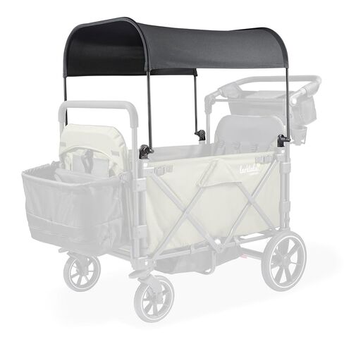 عربة أطفال Larktale Caravan Quad/Wagon Sun Topper - أسود بايرون in Kuwait