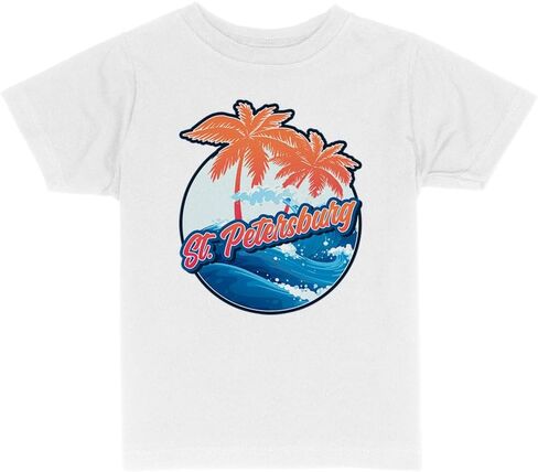Tropical St. Petersburg Toddler Kids T-Shirt in Saudi Arabia