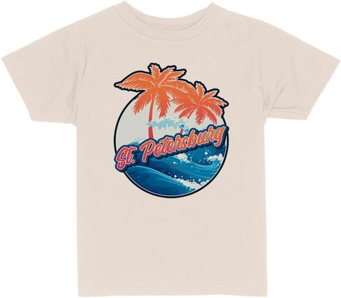 Tropical St. Petersburg Toddler Kids T-Shirt in Saudi Arabia
