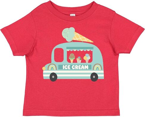 inktastic Cute Ice Cream Truck Toddler T-Shirt in Kuwait