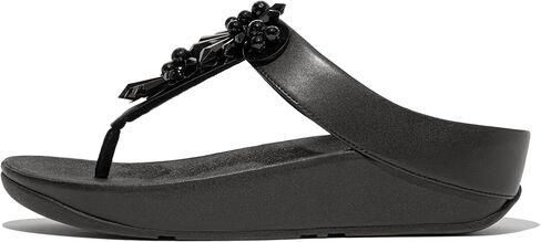 صندل FitFlop Rumba Starburst-Bead معدني بمقدمة القدم in Kuwait