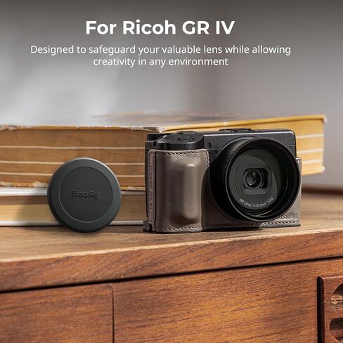 فلتر SmallRig للأشعة فوق البنفسجية وغطاء العدسة الكل في واحد لـ RICOH GR IV GRIV مع غطاء حماية من السيليكون، غطاء شمسي مخصص لتقليل الضوء، طلاء متعدد الطبقات، مقاوم للخدش - 5679 in Kuwait