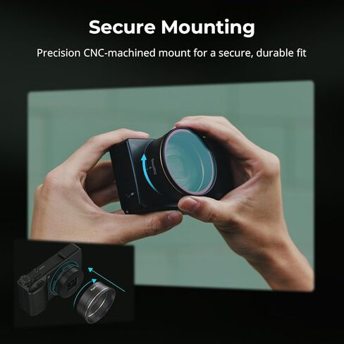 فلتر SmallRig للأشعة فوق البنفسجية وغطاء العدسة الكل في واحد لـ RICOH GR IV GRIV مع غطاء حماية من السيليكون، غطاء شمسي مخصص لتقليل الضوء، طلاء متعدد الطبقات، مقاوم للخدش - 5679 in Kuwait