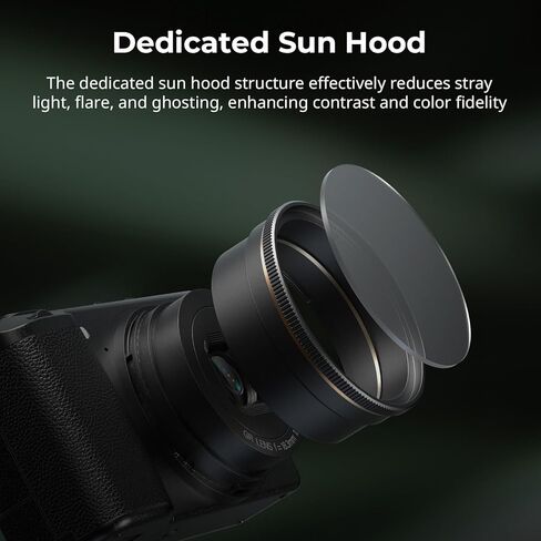 فلتر SmallRig للأشعة فوق البنفسجية وغطاء العدسة الكل في واحد لـ RICOH GR IV GRIV مع غطاء حماية من السيليكون، غطاء شمسي مخصص لتقليل الضوء، طلاء متعدد الطبقات، مقاوم للخدش - 5679 in Kuwait