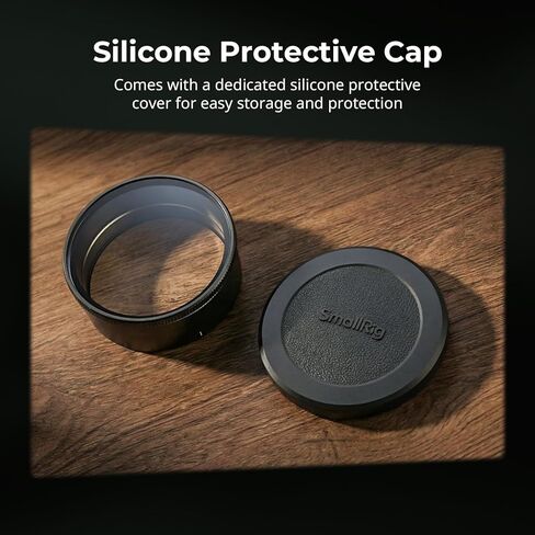 فلتر SmallRig للأشعة فوق البنفسجية وغطاء العدسة الكل في واحد لـ RICOH GR IV GRIV مع غطاء حماية من السيليكون، غطاء شمسي مخصص لتقليل الضوء، طلاء متعدد الطبقات، مقاوم للخدش - 5679 in Kuwait