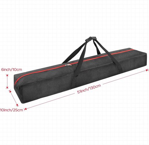 51x10x6 in Heavy Duty Backdrop Stand Bag with Handles, Fully Padded Carrying Case with Built-in Dual Pockets for Pipe and Drape, Tripods, Light Stands, and Other Equipment in Kuwait