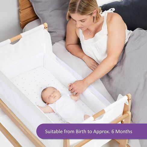 Snuz - Baby Crib Waterproof Mattress Protector for Night Time Accidents, Super Soft and Absorbent Cotton Pad, Hypoallergenic, Machine Washable (30 x 16") in Kuwait