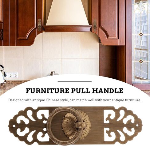 Drawer Handles, Ring Closet Door Handles Knobs Chinese Style Kitchen Cabinet Handle in Kuwait