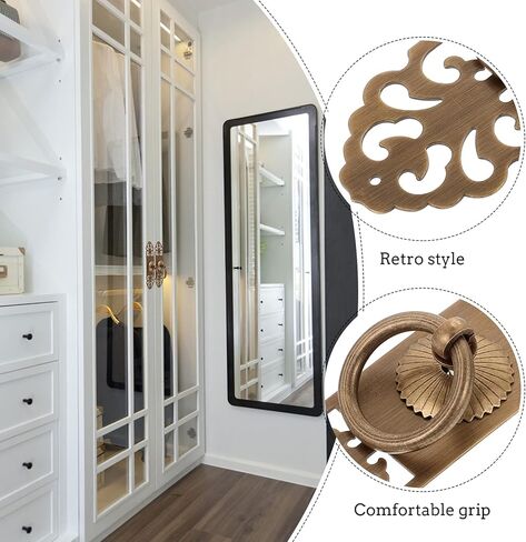 Drawer Handles, Ring Closet Door Handles Knobs Chinese Style Kitchen Cabinet Handle in Kuwait